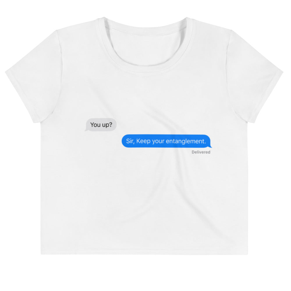 Keep your entanglement - Cropped Tee