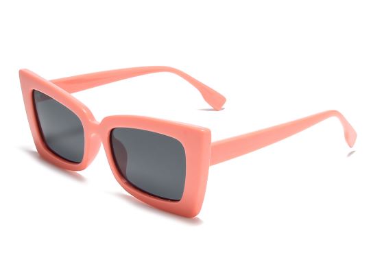 Bulky Vintage Cat Eye Sunglasses - Rose