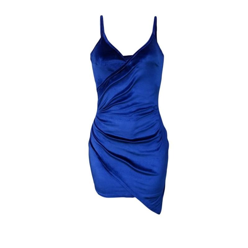 Bianca - Backless Velvet Royal Blue Bodycon Dress HauteBriZCouture Bianca - Backless Velvet Royal Blue Bodycon Dress HauteBriZCouture