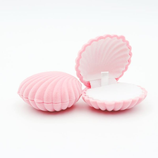 Shell Velvet Jewelry Box