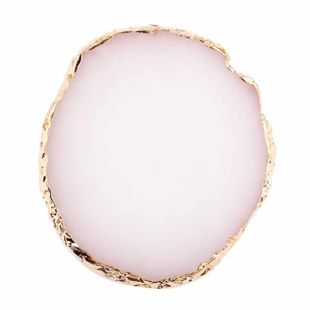 Quartz/Marble Jewelry Display Plate