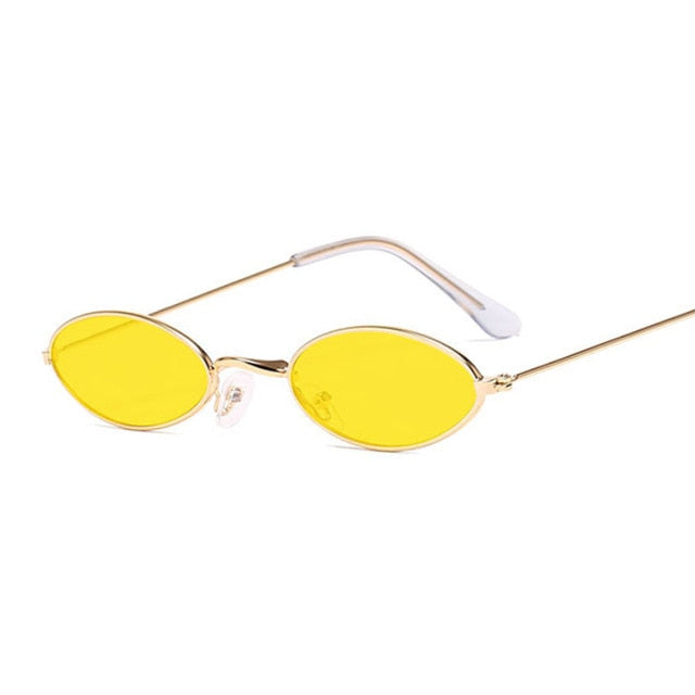 Retro Oval Shades - Mango