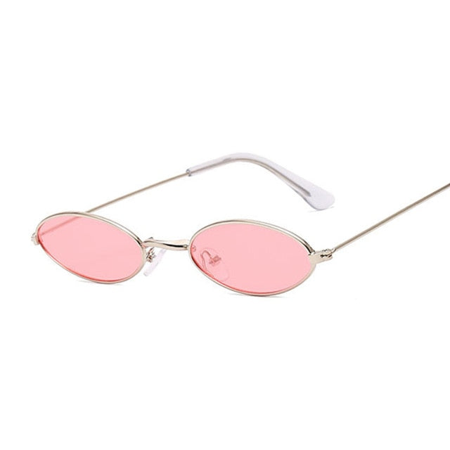 Retro Oval Shades - Pink