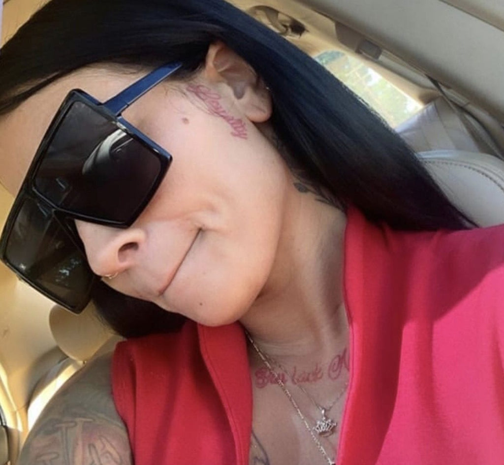 Nina - Oversized Flat Top Square Sunglasses