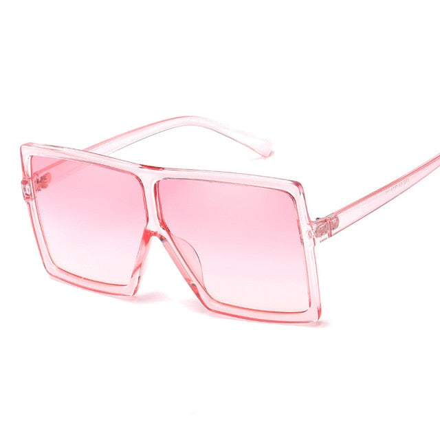 Nina - Oversized Flat Top Square Sunglasses
