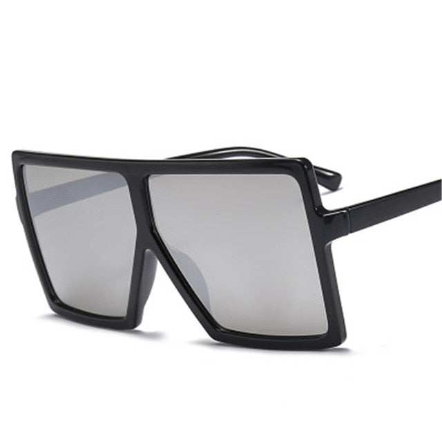 Nina - Oversized Flat Top Square Sunglasses
