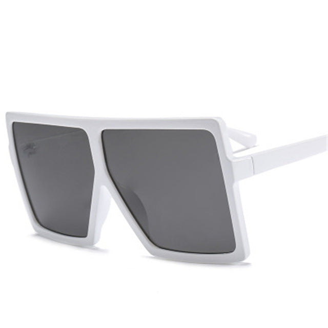 Nina - Oversized Flat Top Square Sunglasses