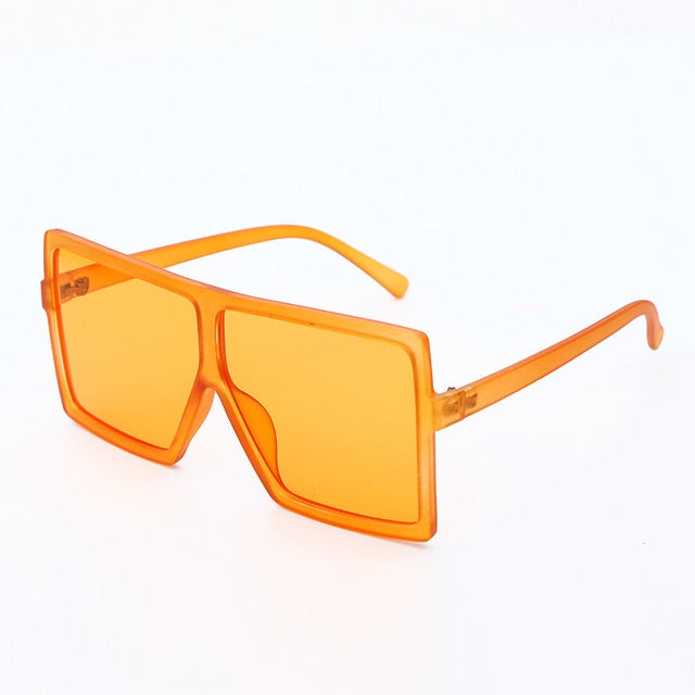 Nina - Oversized Flat Top Square Sunglasses