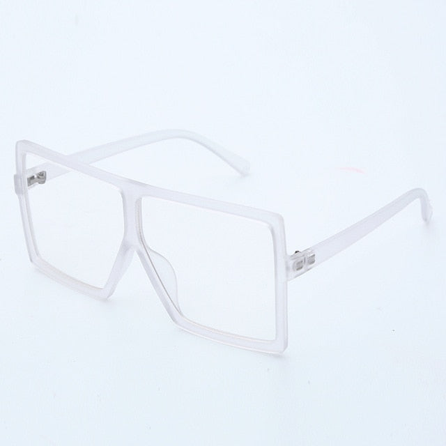 Nina - Oversized Flat Top Square Sunglasses