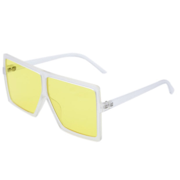 Nina - Oversized Flat Top Square Sunglasses